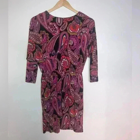 Trina Turk Birch Colorful Paisley Stretch Jersey Blouson Mini Dress NEW - Picture 5 of 11